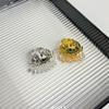 Exaggerated personality of Demon Eye Tassel Ring for Women High-end Design Opening Ring Exquisite Finger Accessories