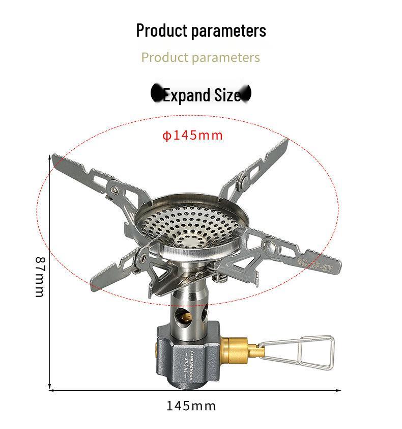 CAMPINGMOON High-Power Portable Camping Stove for High-Altitude Water Boiling