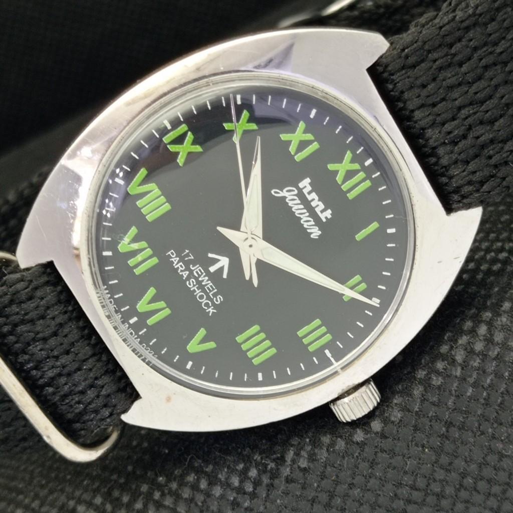 

USED HMT JAWAN INDIAN MENS MECHANICAL WATCH a307606-1 Sku584b-a307606