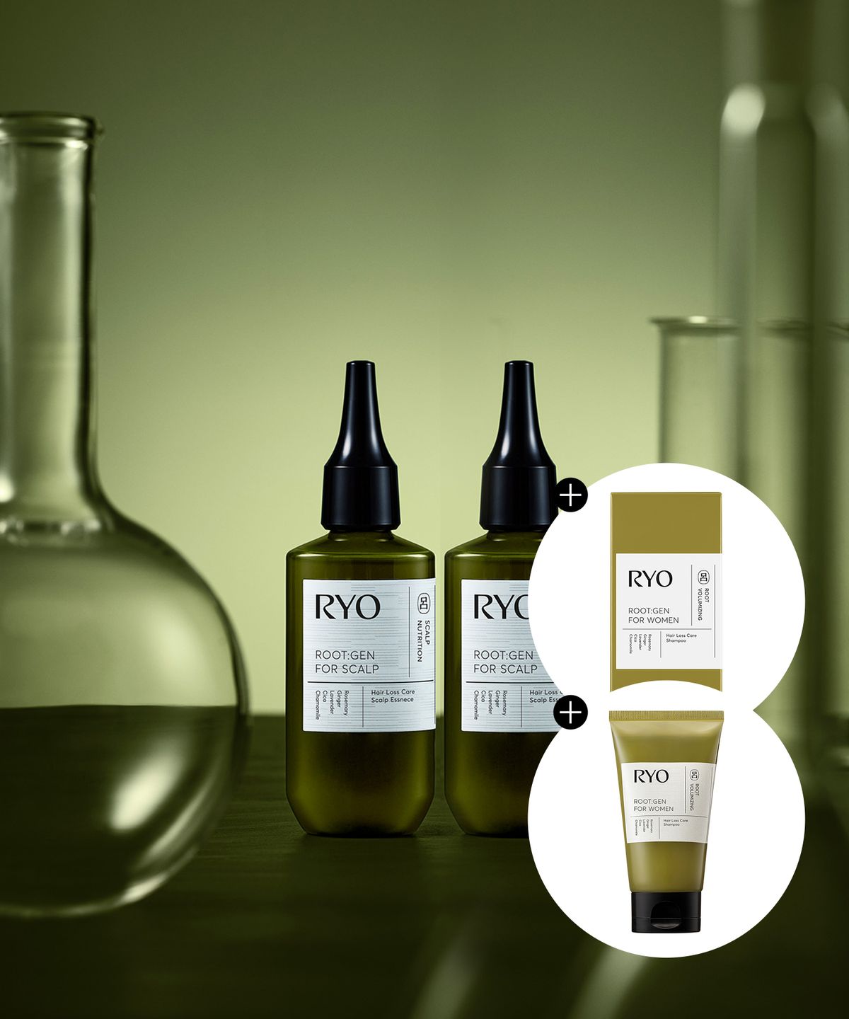 [Free Shampoo] Rootgen Specialized Hair Loss Care Scalp Essence 80ml (2 Packs)