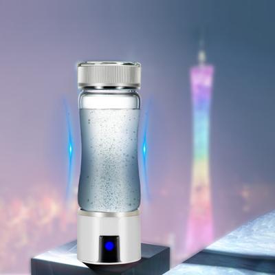 1 set 300 ml cu hidrogen apă cu hidrogen generator portabil sticle de apă cu hidrogen ionizator de apă cu electroliză rapidă pentru călătorii acasă