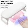 Manicure Hand Pillow Foldable Nail Arm Rest for Salon and Nail Art Portable Plastic Nail Technician Tool Accessory