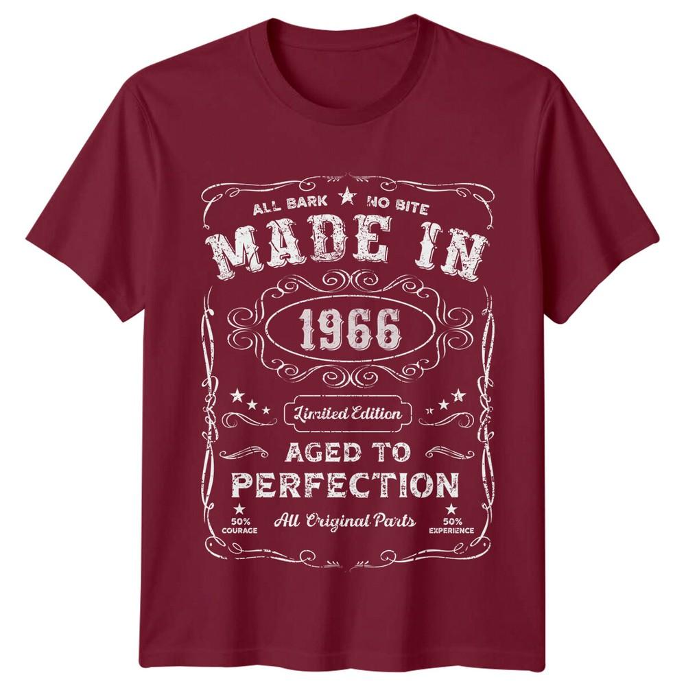 Made In 1966 Unisexs T Shirt 60th Birthday Gift Vintage sixty Year Old