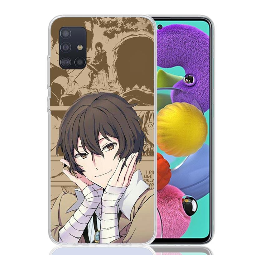 Bungo Stray Dogs Dazai Phone Case For Samsung Galaxy A52 A32 A22 A12 A02S A50S A30S A51 A31 AA71 Note 20 Ultra 10 S10 Plus Galax