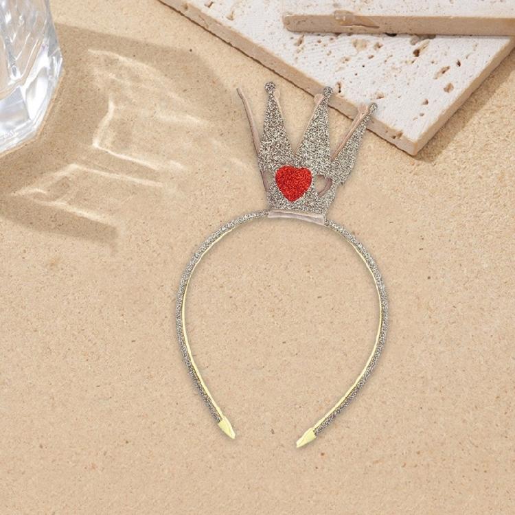 Sparkling 3D Crown Hairhoop for Women Kids Princess Hairband All Ages Birthday Party Accessories Hollowed Tiaras Headband