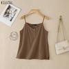 ZANZEA Women Casual Straps Sleeveless Slip Tops Camisoles