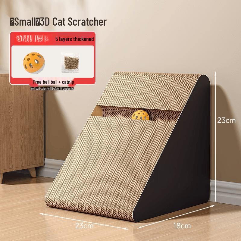 Tan Yi Shan Vertical Triangular Cat Scratcher