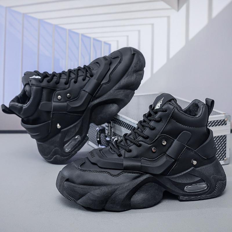 2025 Summer Men's Shoes Invisible Height Increase Men's Dad Shoes Youth Versatile Casual Shoes Men's High-top Trendy Shoes