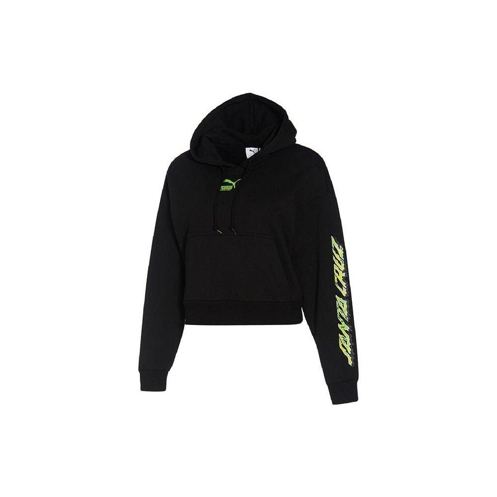 Puma Sweatshirts Women's PUMA Black Hooded Moderate Other 532247-01