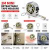 2M Mini Tape Measure Retractable Measuring Tape New Keychain Tape Measure  Home Measurement