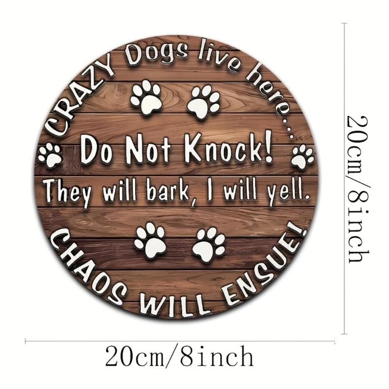K1AE Halloween Ghostly Door Hanging Sign Decoration Boo Sign Round Sign Farmhouses Front Door Hangers Wreath Home Decors