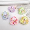 Cartoon Flower Fairy Resin Accessories: DIY Hair Clip & Keychain Trendy Ornament