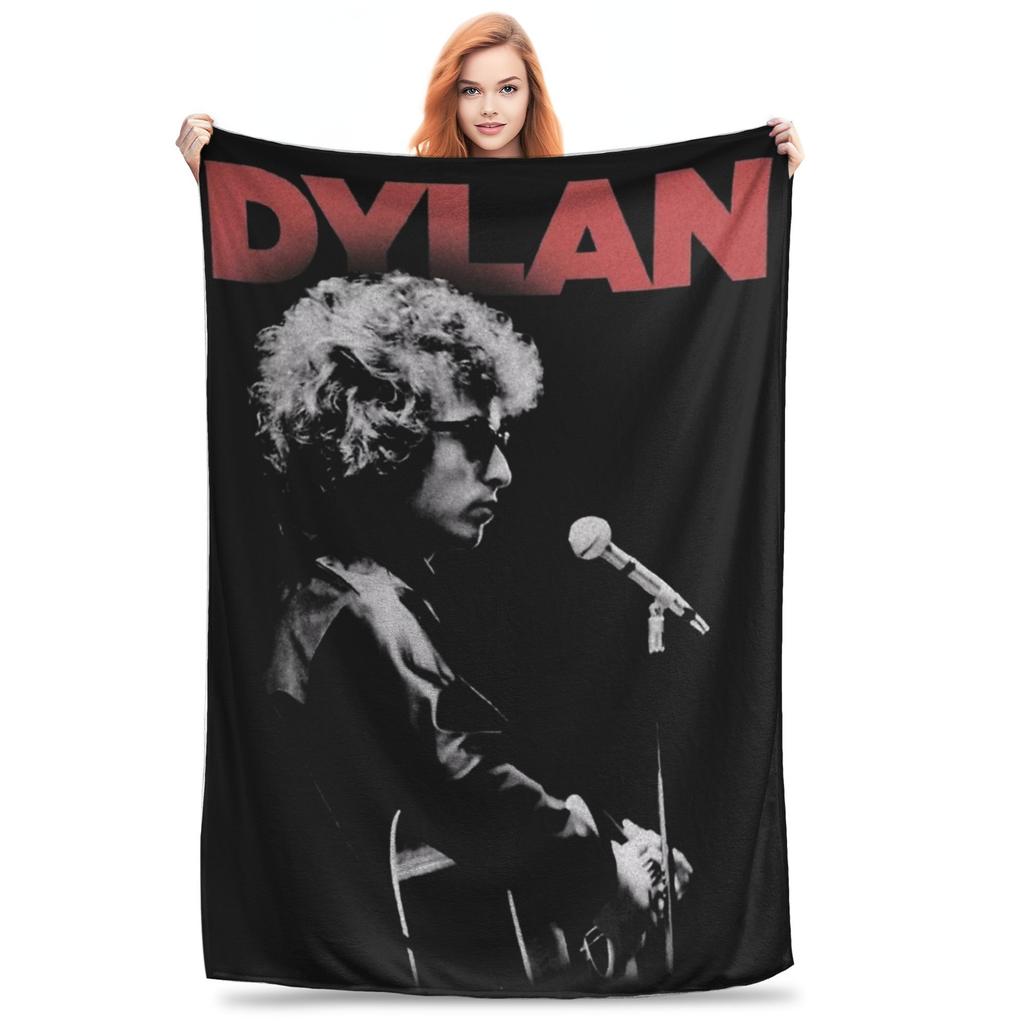 Bob Dylan Singer Folk Music Blanket Multi-size Super Soft and Warm  Throw Blankets for Sofa Couch and Bed