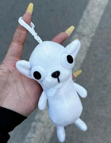 

Мягкие игрушки Чихуахуа Плюшевая игрушка Брелок Подвеска Щенок Питомец Мягкая кукла Чихуахуа Кавайная Реалистичная Симуляция собаки Чихуахуа
