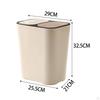 18L Trash Can Household Garbage Bin Rubbish Storage Bucket Office Wastebasket for Bedroom, Rvs,
