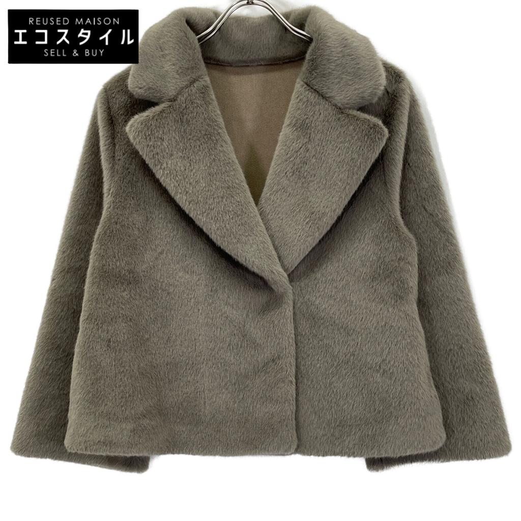 Pinkey & Dianne 031-2251947 Gray Four Rex Short Coat coat 36 grayUsed
