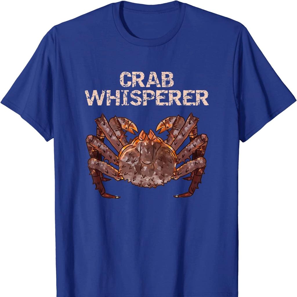 Crab Whisperer Alaskan King Crab T Shirt 100 Cotton Short Sleeve ONeck Casual Tshirts Loose Top New Size S3XL