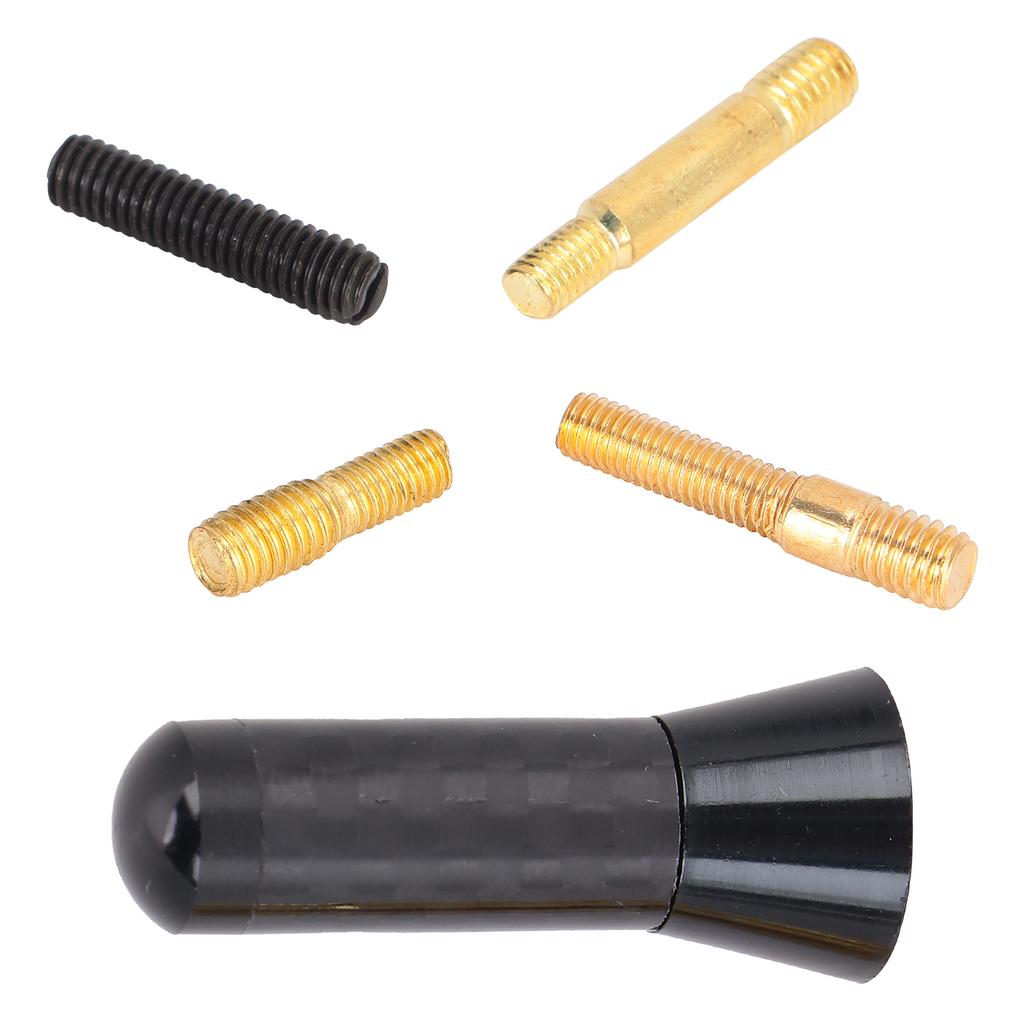 3.5cm1.4in Antenna Short Aluminium Alloy Carbon Fiber Automobile Modification Universal
