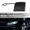 Front Bumper Tow Hook Cover Car Towing Hook Cap for VW Jetta 2015-2018 Black