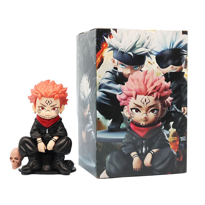 Jujutsu Kaisen Anime Figure Style Satoru Gojo Action Figure Lord Of The Curse Sukuna Figurine Collection Model Doll Toys