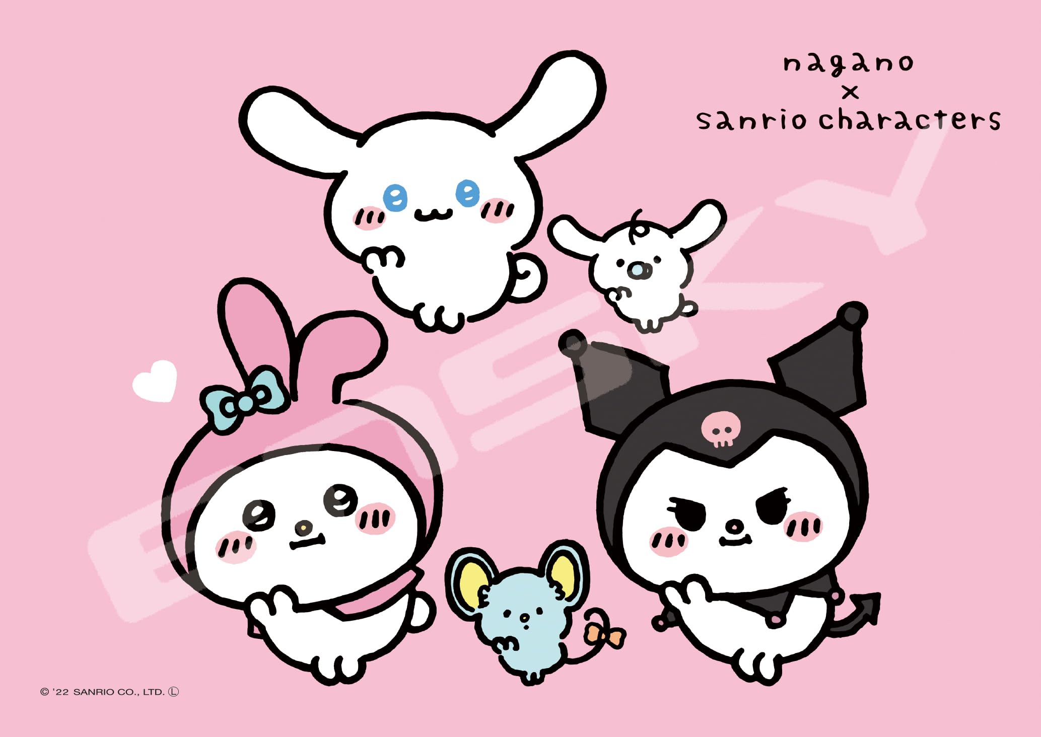 

ENSKY Sanrio [Pi] Nagano x Sanrio Characters Jigsaw Puzzle, 208 Pieces, 18.2 x 25.7 cm, JIGSAW PUZZLE 208-085
