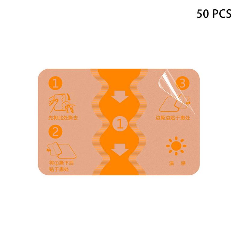 50Pcs Neck Patches Extra Strength Joint Soreness Soothing Patch Self-Heating Paste Long-Lasting Warm Lumbar Vertebra Patch