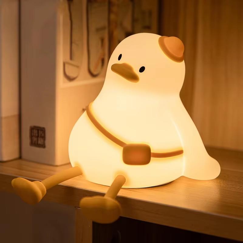 1PCS Cute LED Night Lights Bear Unicorn Dinosaur Rabbit Cartoon Animal Bedside Lamps For Children Bedroom Decor