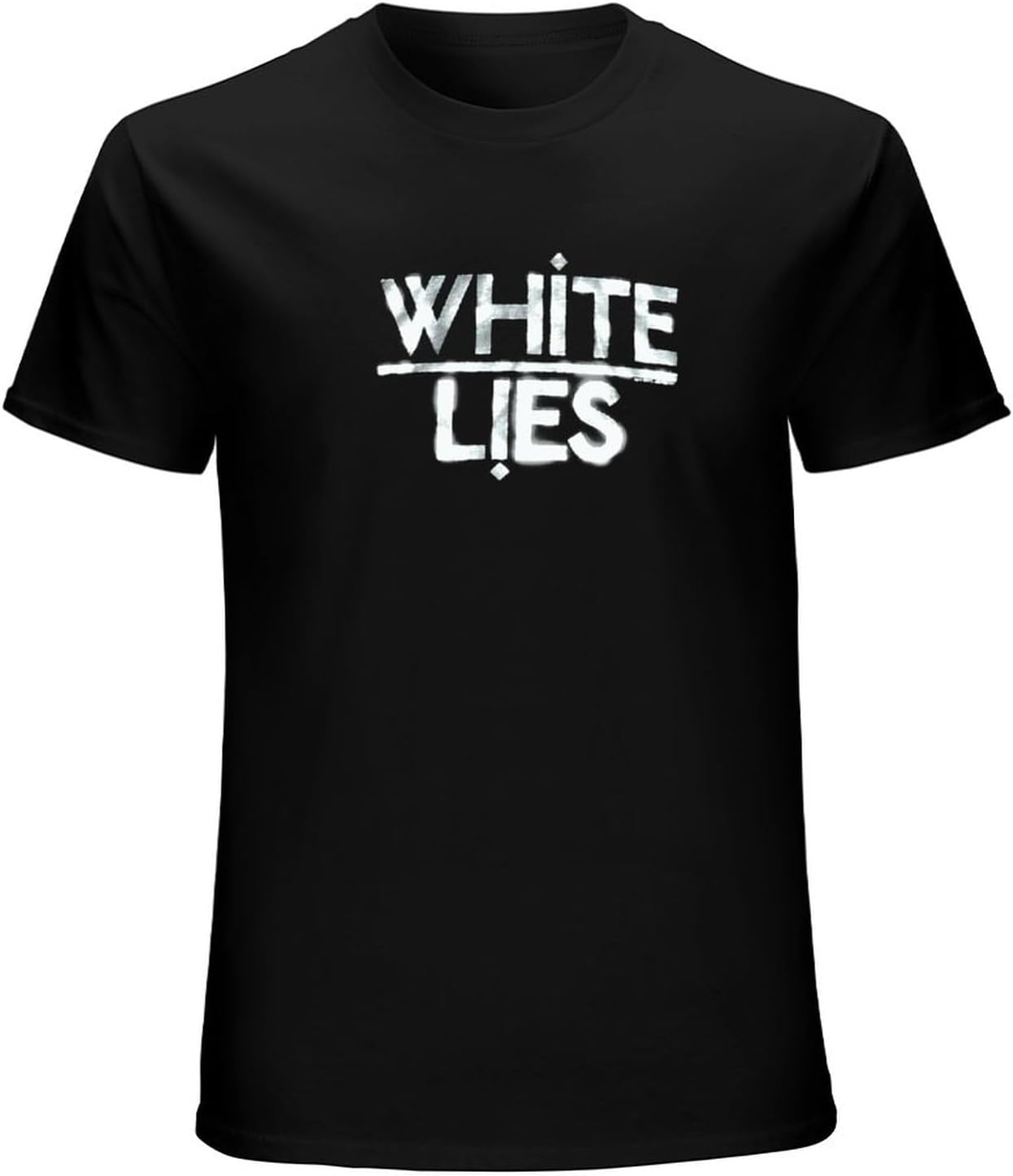 White Foil T-Shirt Mens Unisex Tees XXL чёрный