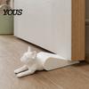 Raumaccessoires Französische Bulldogge Türstopper Keil, 3D-gedruckter Hund-Form Türstopper, Tier-Türstopper Anti-Rutsch Kein Bohren Boden für Zuhause Büro Schlafzimmer