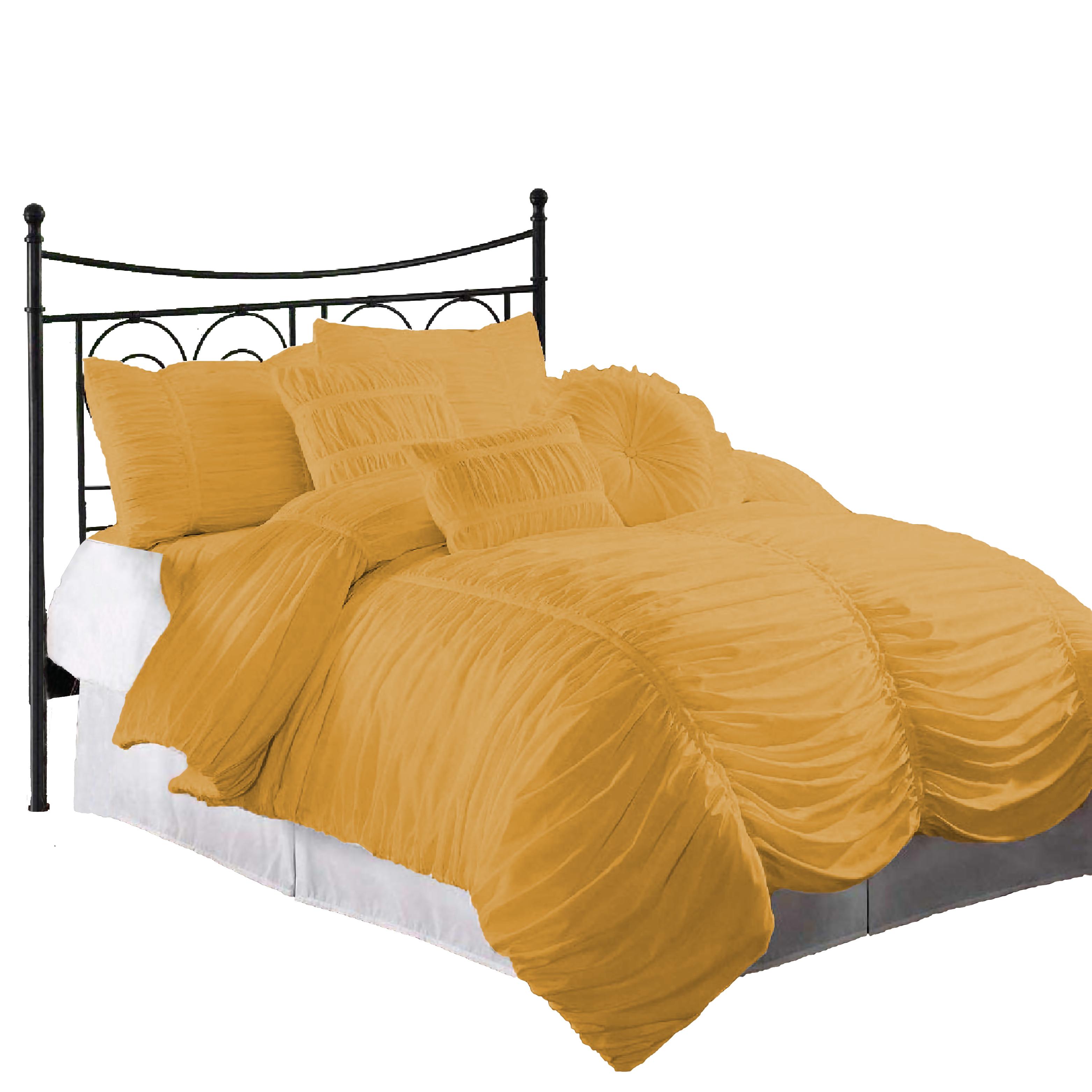 

Modern Heirloom Emily Texture 3PC 600TC однотонна ковдра зі 100% єгипетської бавовни (1 підодіяльник і 2 подушки) 140x200 CM + 50x75 CM буяхи