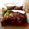Dota 2 3PCS Bedding Set Duvet Cover And Two Pillowcases Microfiber 3D Digital Printed Game Bed Linens Home Decoration