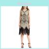 Eleganti Abiti da Festa da Donna Gatsby Flapper con Frange di Perline Vintage e Paillettes Senza Maniche Per uno Stile Senza Tempo