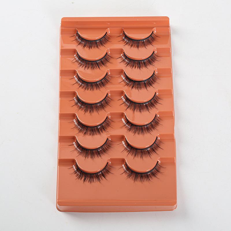 3D121 False Eyelashes: Natural, Thick, Mixed-Style, Handmade, European American Curly Simulation Eyelashes