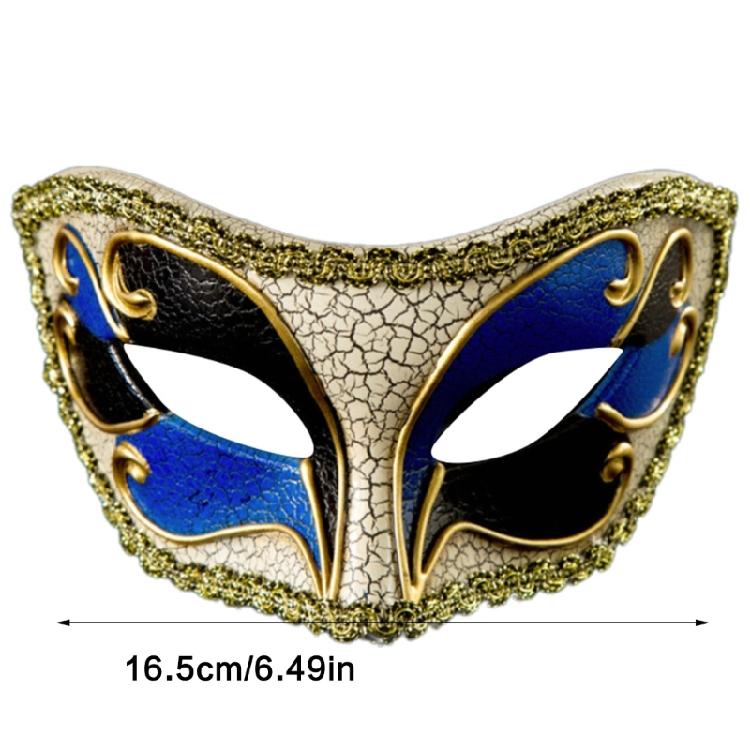 Masquerade Half Face Cover Halloween Eyemask Costume Half Face Cover Masquerade Costume Decoration for Women Men