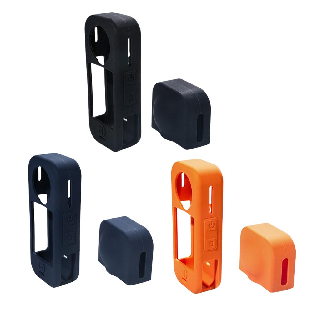 For Insta360 X4 Air Shockproof Camera Silicone Body Protector With Lens Cover And Scratch-Resistant Soft Rubber
