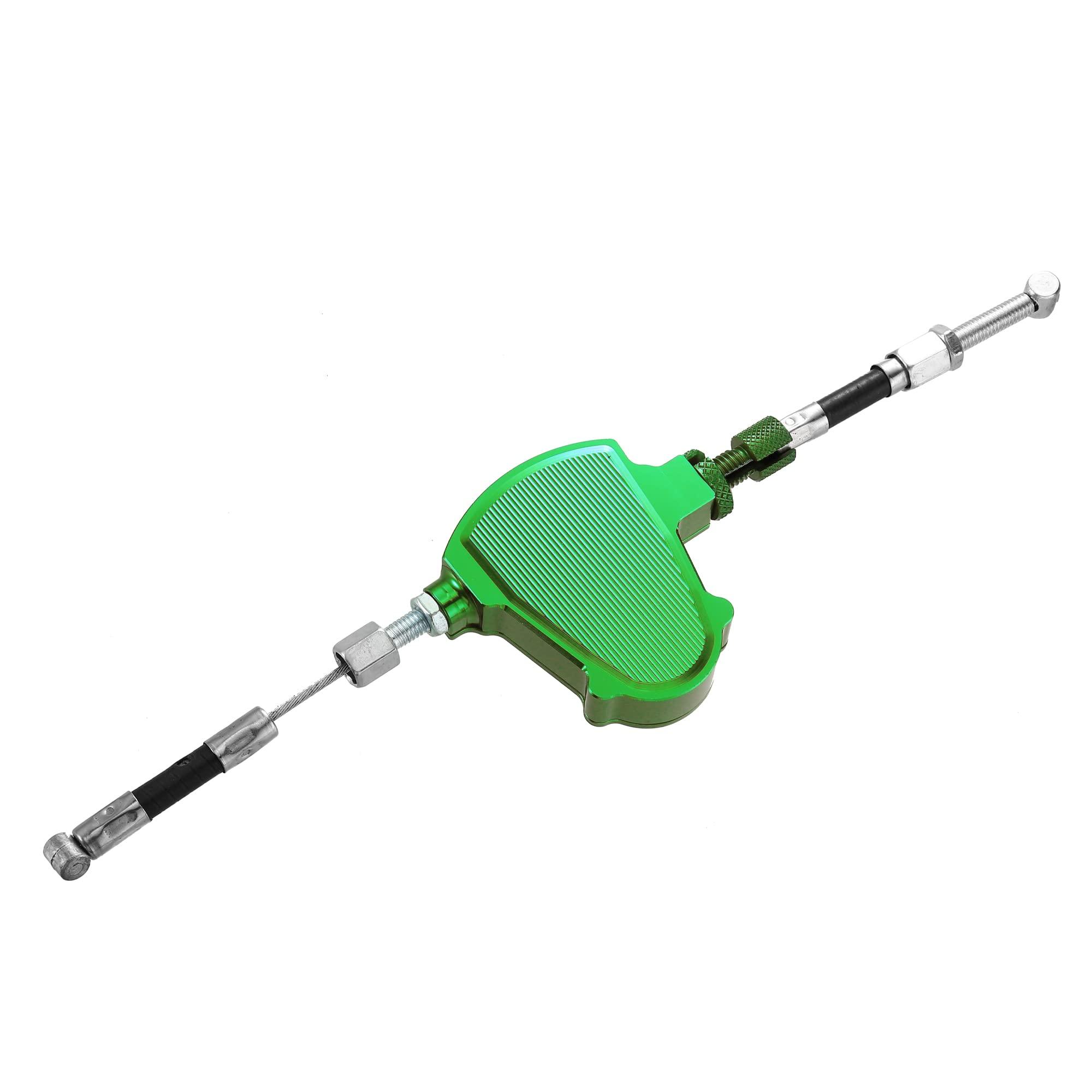 

Motoforti Motorcycle Stunt Clutch, Easy Stunt Pull Cable Lever Line Clutch Replacement, Universal CNC Aluminum Alloy for Economizer Systems, Green