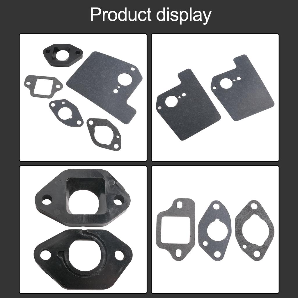 2 Set Carburetor Gasket Kit Compatible With For Honda For GCV160 GCV160A GCV160LA GCV160LAO GCV160LE Lawn Mower Engine Parts