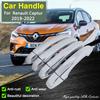 For Renault Captur MK2 JB JE     Chrome Door Handle Cover Car Accessories Styling Decoration Protective Stickers