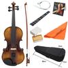 Vintage Matte Spruce Solid Wood Violin 4/4 for Adult Beginners
