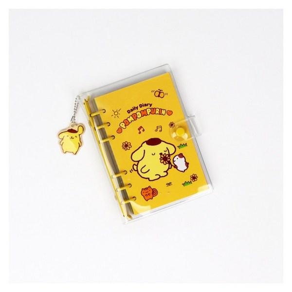 

Вечный ежедневник на 6 шариков с брелоком в виде персонажей Sanrio, Pom Pom Purin