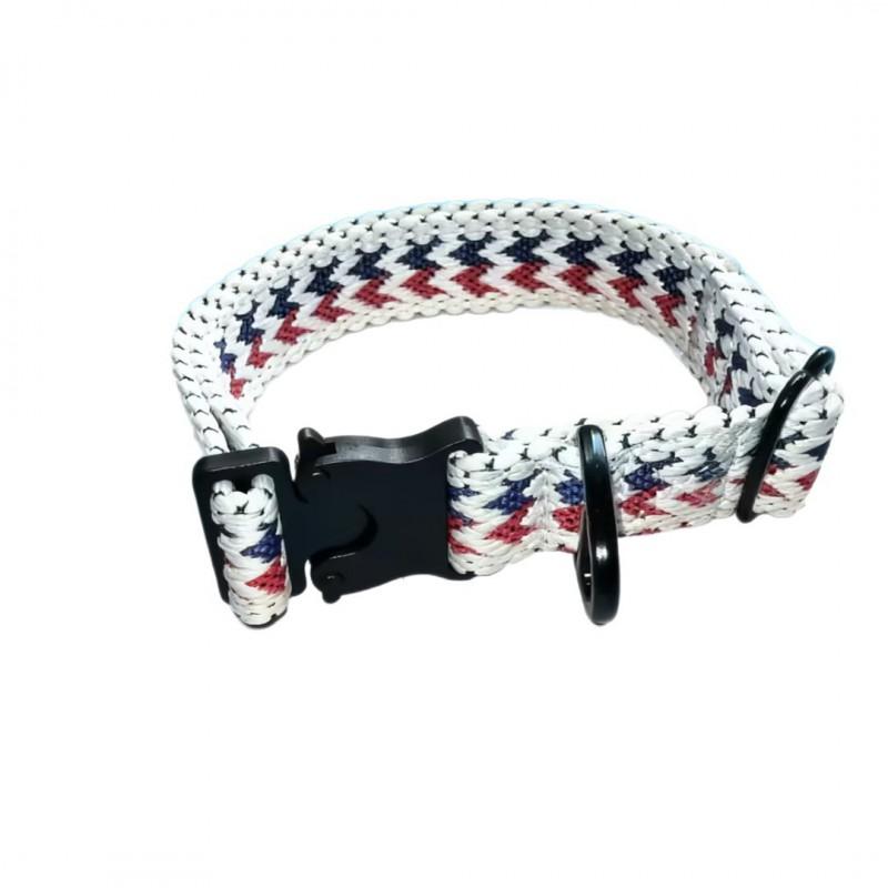 Dog Collar Cute Woven Adjustable No Choke Outdoor Walking Pet