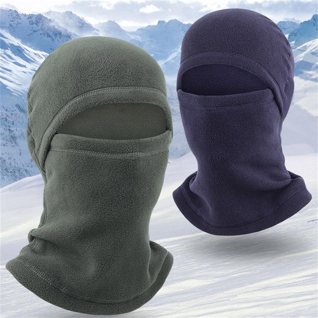 Winter Warm Polar-Fleece Balaclava Unisex Full Face Mask Winter Sports Cap Face Cover Neck Warmer Cycling Skiing Motorcycling