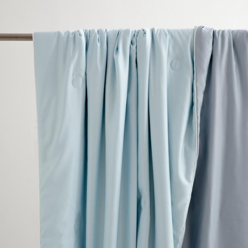 New Hot-selling Class A Skin-friendly and Ice-feeling Lyocell Tencel Fiber Summer Cool Quilt Double Color Quilt for Summer