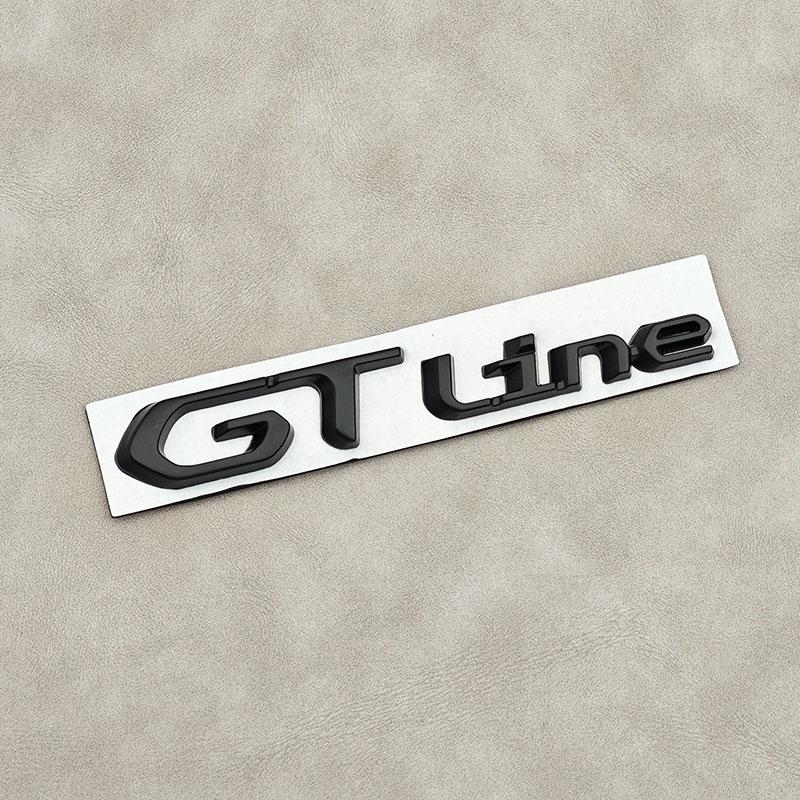 3D Metal GT Logo GT Line Badge Car Rear Trunk Sticker Emblem For Peugeot 308 407 106 205 206 208 108 406 408 306 Accessories