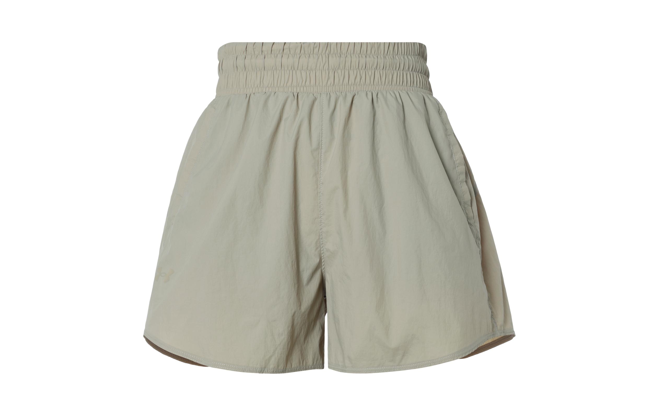 Under Armour UA Vanish 5 Crinkle Casual Shorts Women s Khaki 1385952-203 MD