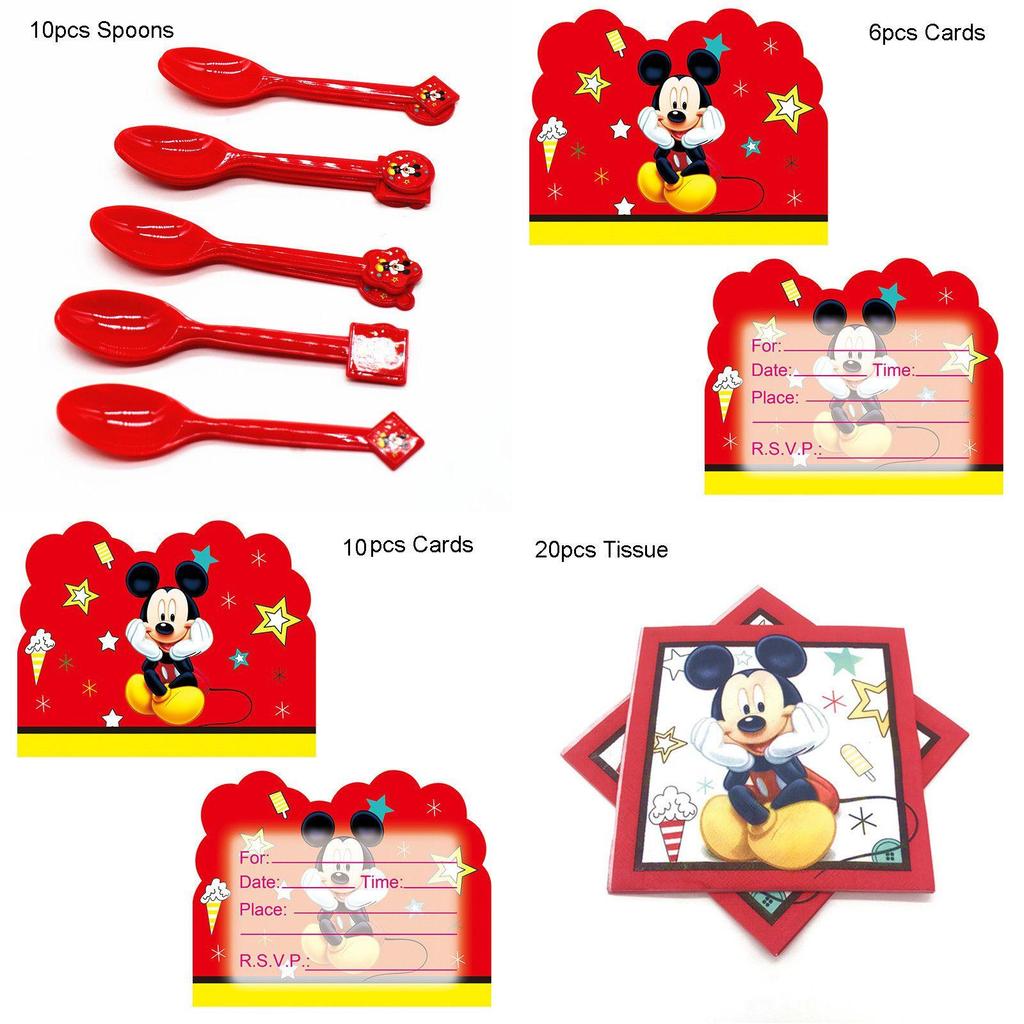Mickey Mouse Theme Party Supplies To Create A Happy And Lively Atmosphere