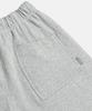 ESPIONAGE Pleated Sweat Shorts Gray