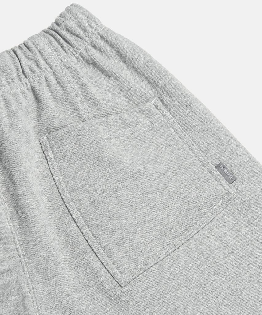 ESPIONAGE Pleated Sweat Shorts Gray