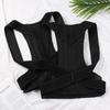 Sports Safety Neoprene Nylon Posture Corrector Black Adjustable Shoulder Brace Prevents Slouching Belt Gym