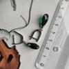 Silver Earrings with Emerald Nano 8.965ct (2197430)